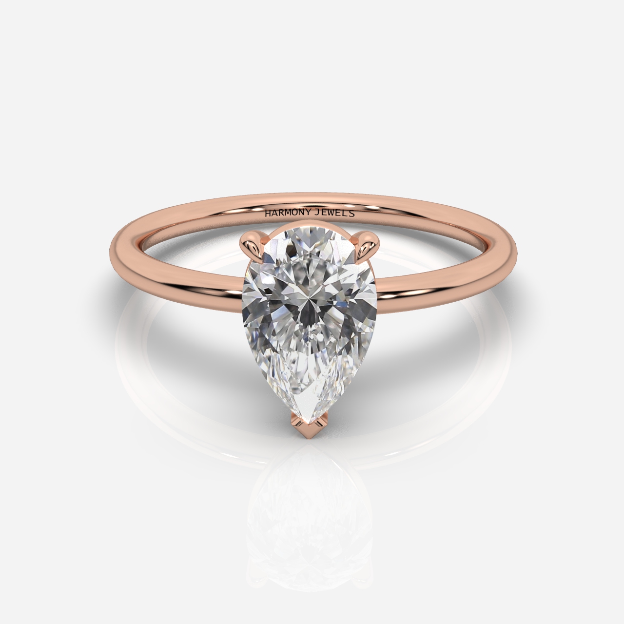 Juliette Solitaire Pear